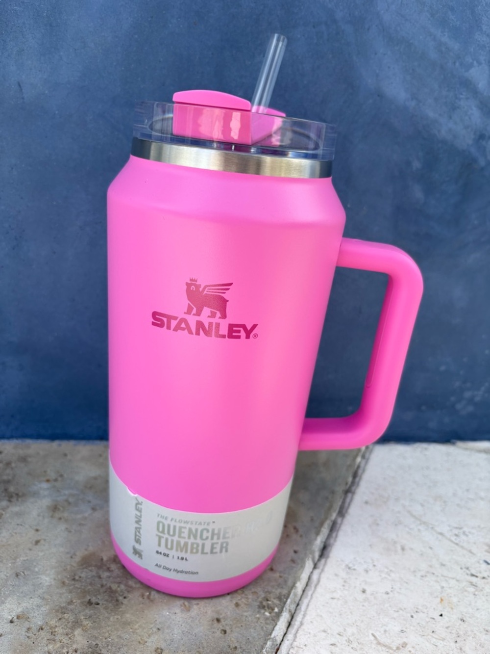 Stanley Pink Insulated Tumbler Lid with Barcode Label